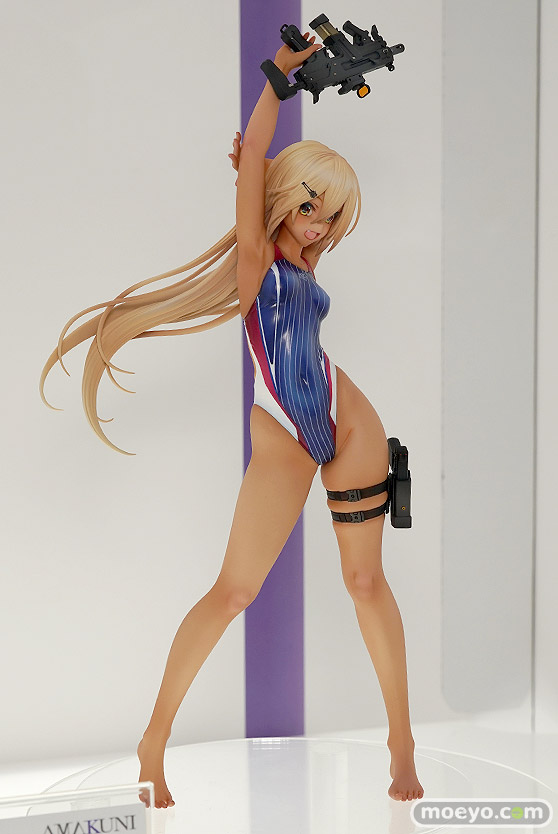 ホビージャパン ARMS NOTE 水泳部のコウハイちゃん i-con にゃばー 五日市歩 AMAKUNI フィギュア メガホビEXPO 2019 Autumn 02