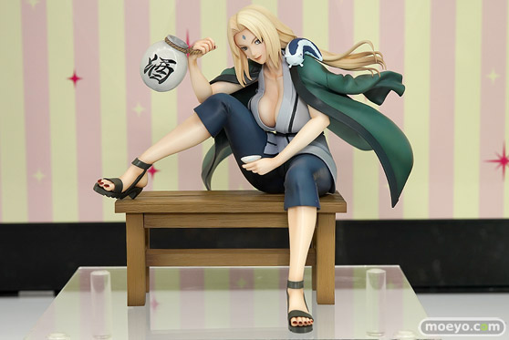 メガハウス NARUTOギャルズ NARUTO‐ナルト‐ 疾風伝 綱手 Ver.2 猫丸 たぅもけい フィギュア メガホビEXPO 2019 Autumn 01