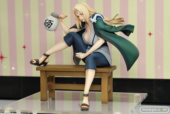 メガハウス NARUTOギャルズ NARUTO‐ナルト‐ 疾風伝 綱手 Ver.2 猫丸 たぅもけい フィギュア メガホビEXPO 2019 Autumn 03