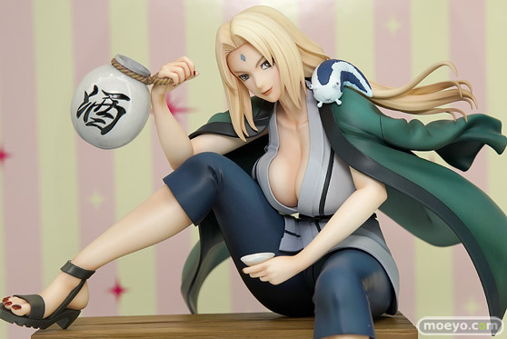 メガハウス NARUTOギャルズ NARUTO‐ナルト‐ 疾風伝 綱手 Ver.2 猫丸 たぅもけい フィギュア メガホビEXPO 2019 Autumn 04