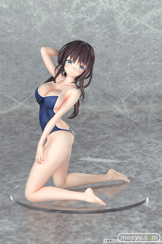 B´full FOTS JAPAN(ビーフル フォトス ジャパン) あやみ先生オリジナルイラスト「さな」水着ver. PUSANカモメ ガタコマ フィギュア 02