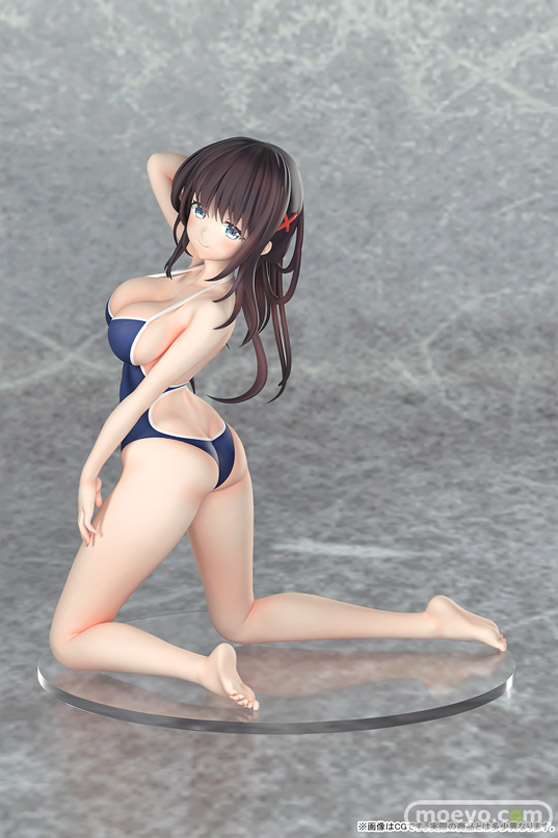 B´full FOTS JAPAN(ビーフル フォトス ジャパン) あやみ先生オリジナルイラスト「さな」水着ver. PUSANカモメ ガタコマ フィギュア 08