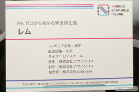 SHIBUYA SCRAMBLE FIGURE Re:ゼロから始める異世界生活 レム デザインココ フィギュア ワンダーフェスティバル 2020［冬］　09