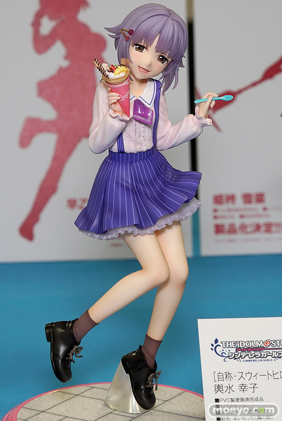 ウェーブ ドリームテック アイドルマスター シンデレラガールズ [自称・スウィートヒロイン]輿水幸子 千鶴 まいもっち フィギュア 2020 冬 ホビーメーカー合同展示会 02
