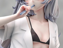 イラストレーター茗猫氏のオリジナルイラスト『クローリーン』をフィギュア化。