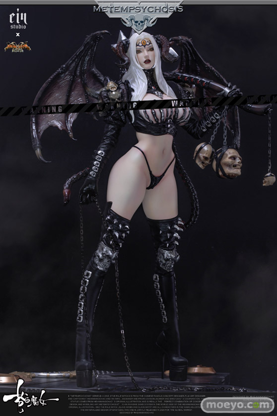 ダイキ工業 METEMPSYCHOSIS（メテムサイコシス）シリーズ METEMPSYCHOSIS（メテムサイコシス）シリーズ 白髪魔女 従者 MX117 従者 MX369 フィギュア エロEinStudio  Heianwangchao 03