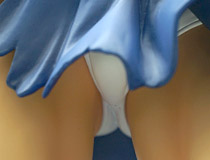 発売されたばかりのベルファイン新作美少女フィギュア「一騎当千 Western Wolves 関羽雲長」彩色サンプルがアキバで展示！