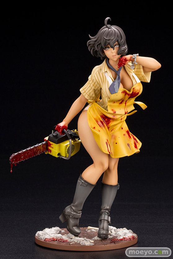 コトブキヤ HORROR美少女 悪魔のいけにえ レザーフェイス 燕 山下しゅんや フィギュア 02