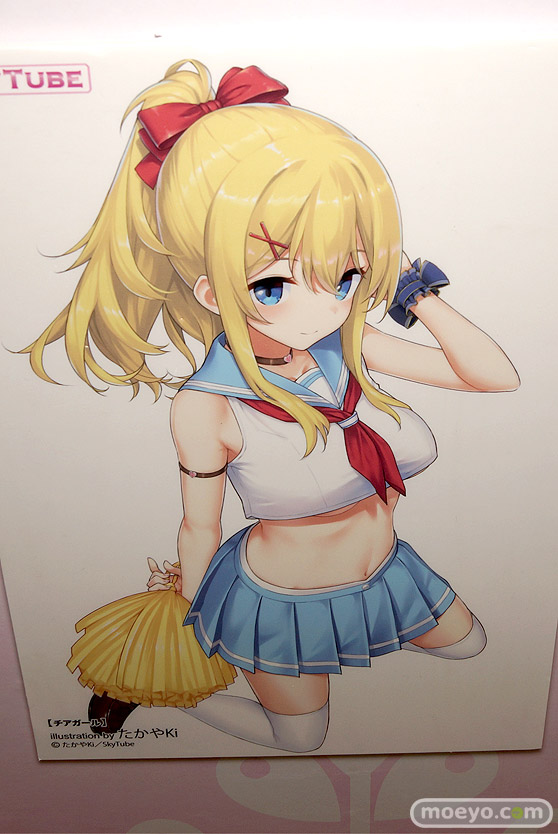 スカイチューブ チアガール（仮） illustration by たかやKi 2％ フィギュア エロ キャストオフ ワンダーフェスティバル 2020［冬］　09