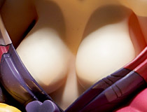 胸元がギリギリすぎ！ファット・カンパニー新作美少女フィギュア「Fate/Grand Order フォーリナー/葛飾北斎」彩色サンプルがアキバで展示！