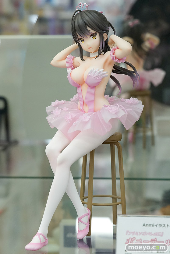 ユニオンクリエイティブ Anmiイラスト『フラミンゴバレエ団』 ポニーテールの子 赤べこ トルマリンゴリラ フィギュア 05