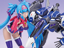 アオシマ新作美少女プラモデル「V.F.G. マクロスF VF-25G スーパーメサイア クラン・クラン」予約受付開始！