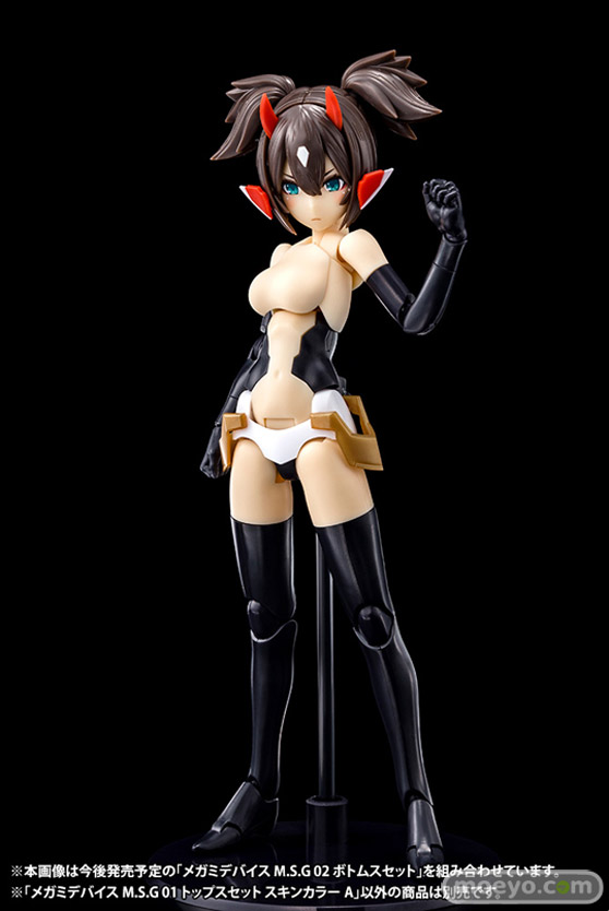 コトブキヤ プラモデル メガミデバイスM.S.G 01 トップスセット スキンカラーA スキンカラーB ホワイト02