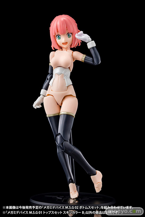 コトブキヤ プラモデル メガミデバイスM.S.G 01 トップスセット スキンカラーA スキンカラーB ホワイト08