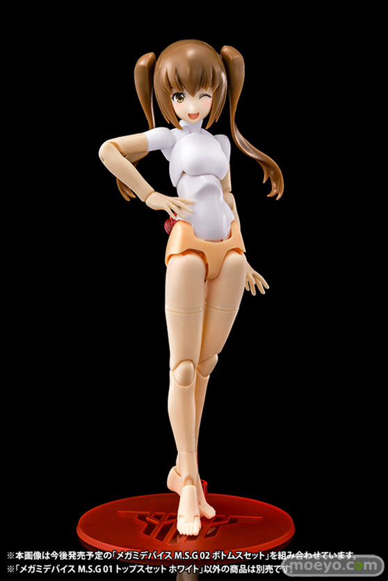 コトブキヤ プラモデル メガミデバイスM.S.G 01 トップスセット スキンカラーA スキンカラーB ホワイト10