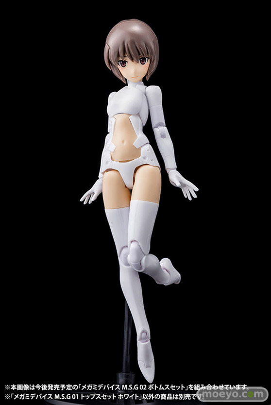 コトブキヤ プラモデル メガミデバイスM.S.G 01 トップスセット スキンカラーA スキンカラーB ホワイト11