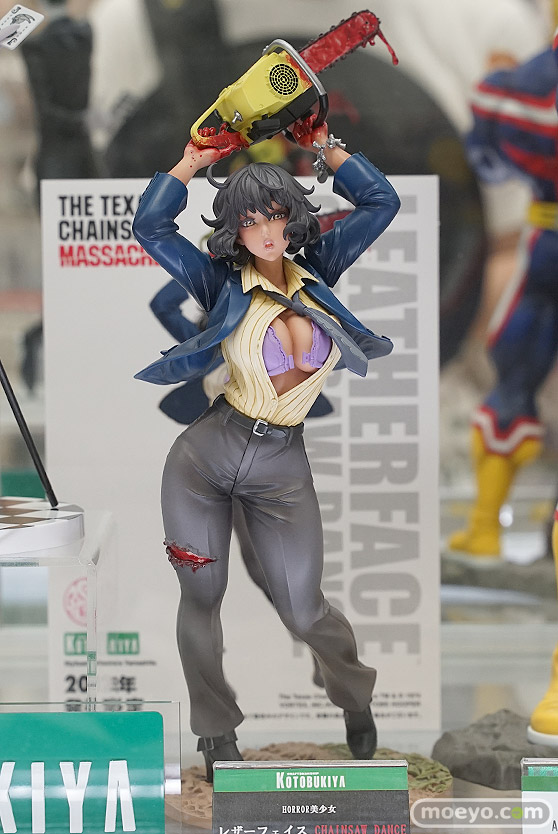 コトブキヤ HORROR美少女 悪魔のいけにえ レザーフェイス CHAINSAW DANCE 燕 山下しゅんや フィギュア 01