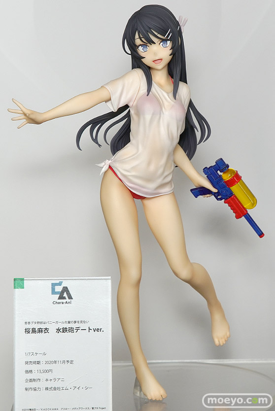 キャラアニ 青春ブタ野郎はバニーガール先輩の夢を見ない 桜島麻衣 水鉄砲デートver. エムアイシー フィギュア ワンホビギャラリー 2020 OFFLINE 01