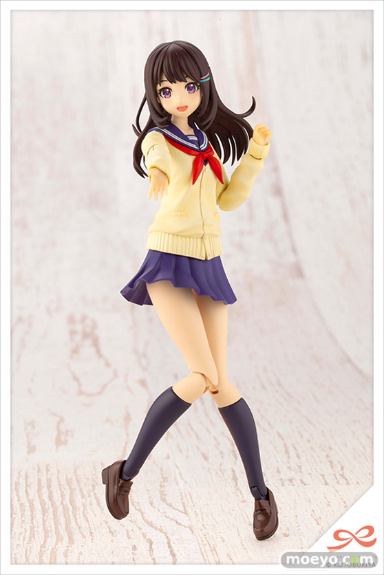 コトブキヤ 創彩少女庭園 結城まどか[桃桜高校・冬服] プラモデル 丸家裕之介 フィギュア 01
