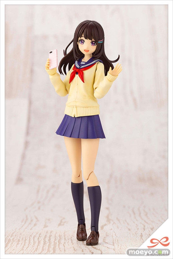 コトブキヤ 創彩少女庭園 結城まどか[桃桜高校・冬服] プラモデル 丸家裕之介 フィギュア 03