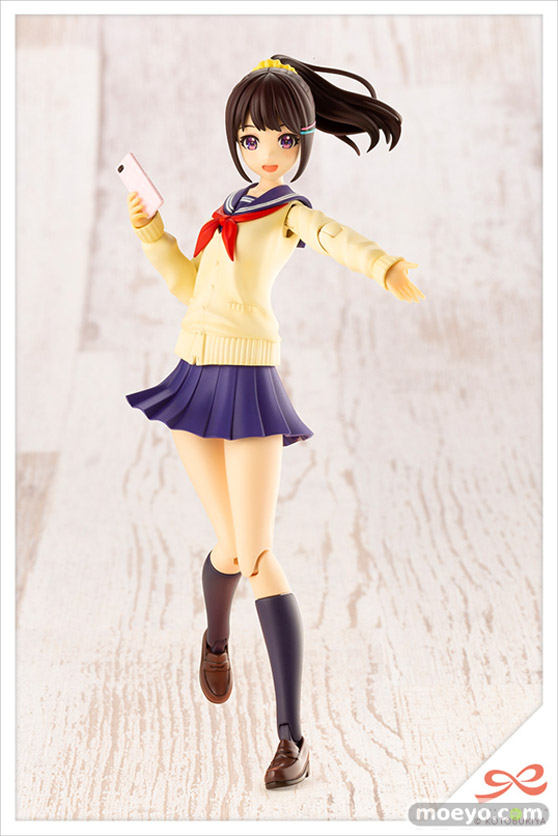 コトブキヤ 創彩少女庭園 結城まどか[桃桜高校・冬服] プラモデル 丸家裕之介 フィギュア 04