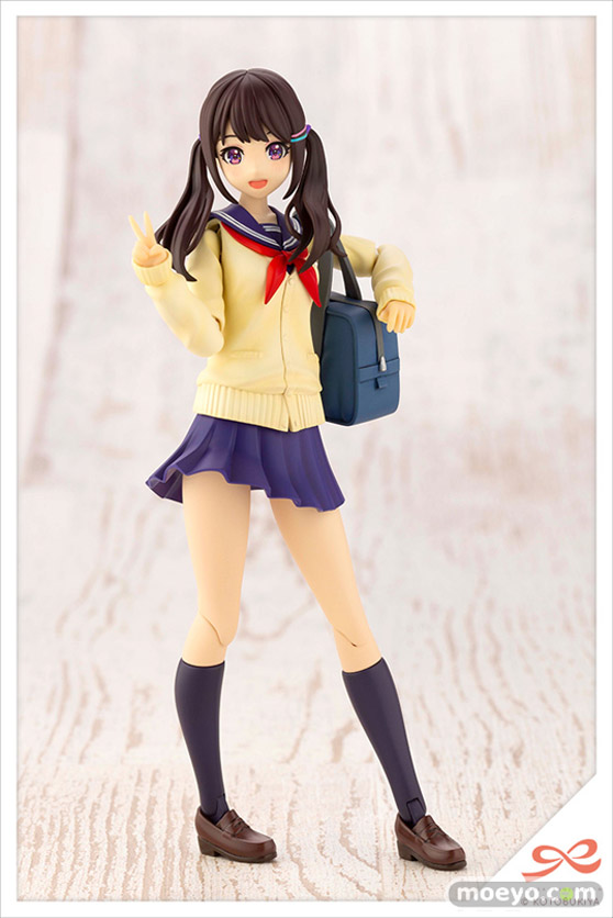 コトブキヤ 創彩少女庭園 結城まどか[桃桜高校・冬服] プラモデル 丸家裕之介 フィギュア 07