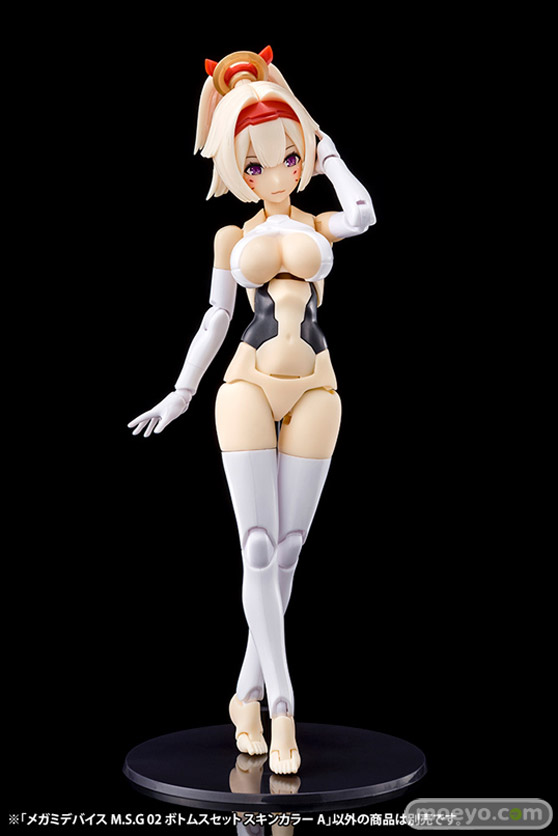 コトブキヤ メガミデバイスM.S.G 02 ボトムスセット ホワイト スキンカラーA スキンカラーB プラモデル 06
