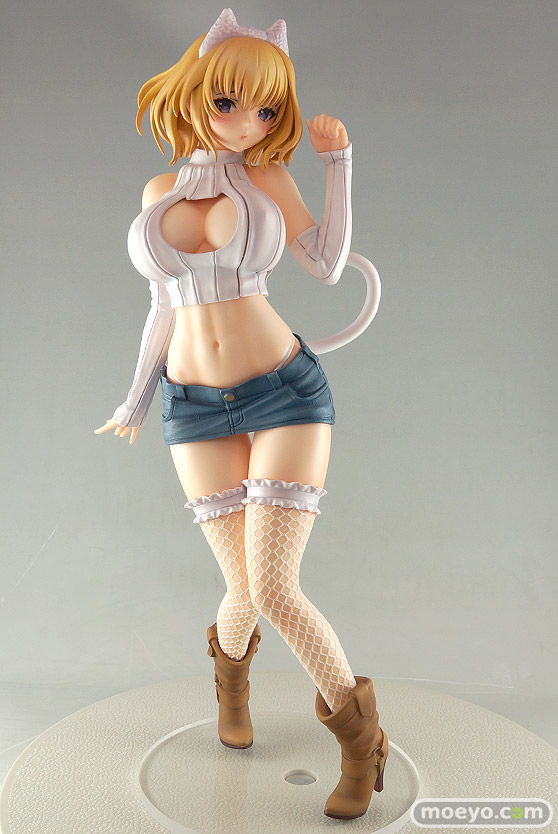 ダイキ工業 BLACK＆WHITE キャットなガール しろねこちゃん illustration by 魔太郎 マ.ガ.ラ 明智逸鶴 フィギュア エロ キャストオフ 01