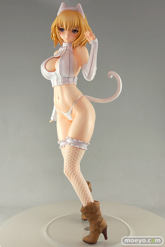 ダイキ工業 BLACK＆WHITE キャットなガール しろねこちゃん illustration by 魔太郎 マ.ガ.ラ 明智逸鶴 フィギュア エロ キャストオフ 35