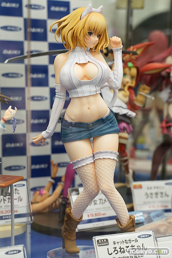 ダイキ工業 BLACK＆WHITE キャットなガール しろねこちゃん illustration by 魔太郎 マ.ガ.ラ 明智逸鶴 フィギュア エロ キャストオフ あみあみ 02