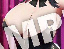 ハヤブサ氏の描き下しイラスト、セクシーバニーダンサー「百瀬志乃」が、ビックタペストリーで登場！