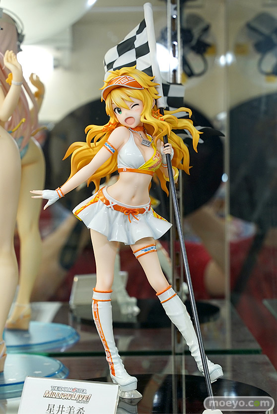 ユニオンクリエイティブ アイドルマスター ミリオンライブ! 星井美希 小悪魔サーキットレディVer.赤べこ 森山奈菜 フィギュア あみあみ 01