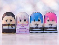 大人気アニメ『Re:ゼロから始める異世界生活』より、「スバル」「エミリア」「ラム」「レム」 がおにぎりフィギュアになりました。