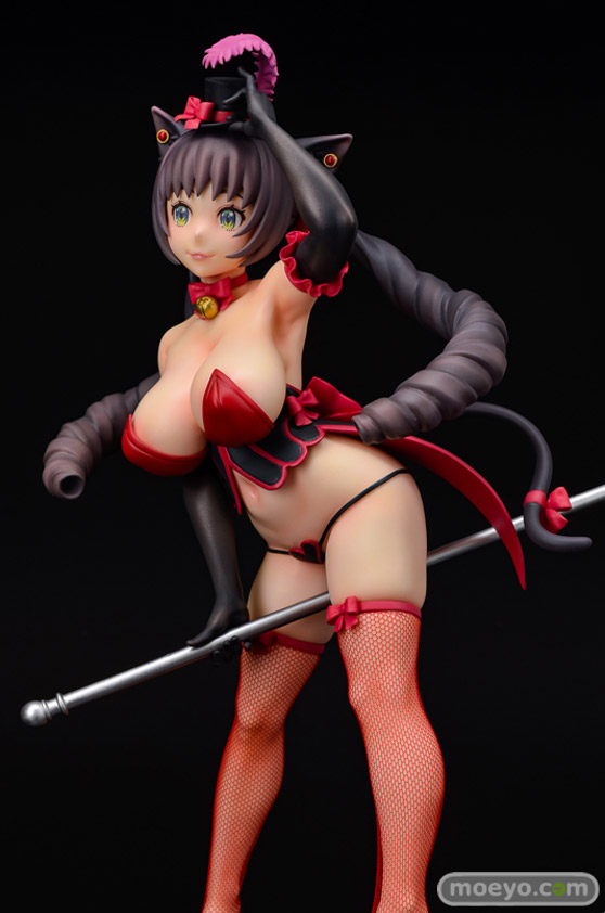 Q-six はましま薫夫オリジナル バーレスクキャット ベル 黒猫ver. ノルグレコ きたかわ フィギュア エロ キャストオフ 09