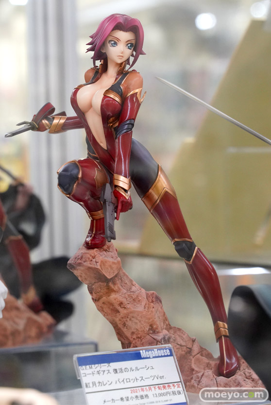 メガハウス G.E.M.シリーズ コードギアス 復活のルルーシュ 紅月カレン パイロットスーツVer. でんでん Tc フィギュア あみあみ 02