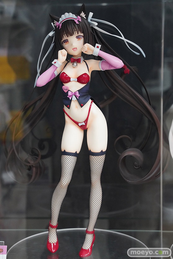 BINDing ネコぱら ショコラ バニースーツVer. 音海論 ネイティブ さより エロ キャストオフ フィギュア ネコぱら展 01