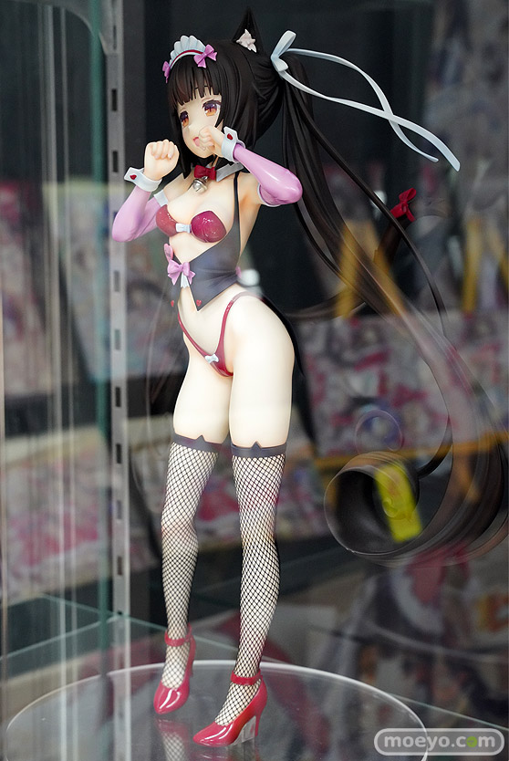 BINDing ネコぱら ショコラ バニースーツVer. 音海論 ネイティブ さより エロ キャストオフ フィギュア ネコぱら展 03