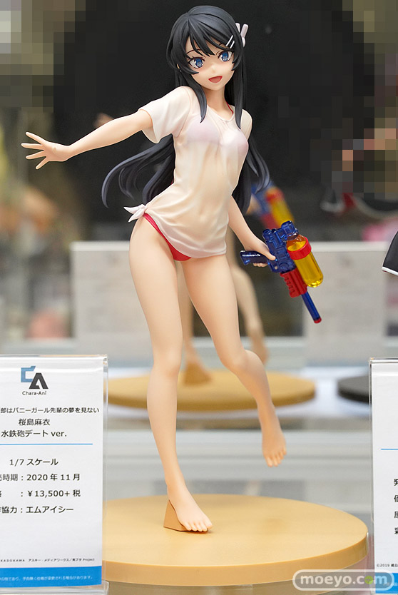 キャラアニ 青春ブタ野郎はバニーガール先輩の夢を見ない 桜島麻衣 水鉄砲デートver. エムアイシー フィギュア あみあみ 01