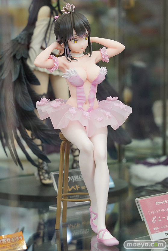 ユニオンクリエイティブ Anmiイラスト『フラミンゴバレエ団』 ポニーテールの子 赤べこ トルマリンゴリラ フィギュア あみあみ 02