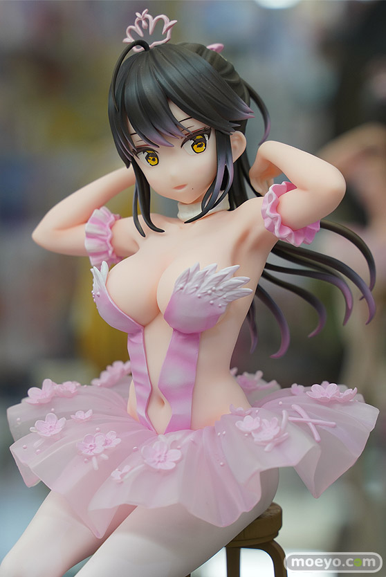 ユニオンクリエイティブ Anmiイラスト『フラミンゴバレエ団』 ポニーテールの子 赤べこ トルマリンゴリラ フィギュア あみあみ 05