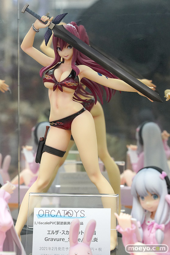 秋葉原の新作フィギュア展示の様子 2021年1月30日 14