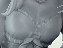 ALUMINA新作美少女フィギュア「アイドルマスター シンデレラガールズ 神崎蘭子 祝宴の白姫Ver.」仮出力品が展示！【ワンホビ32】