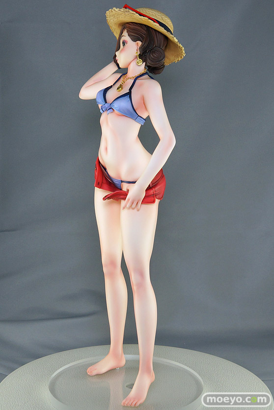 ダイキ工業 岸見栄子 営業先でムチッと海水浴ver. 唐詩郎 わきメカのまつ フィギュア エロ 07