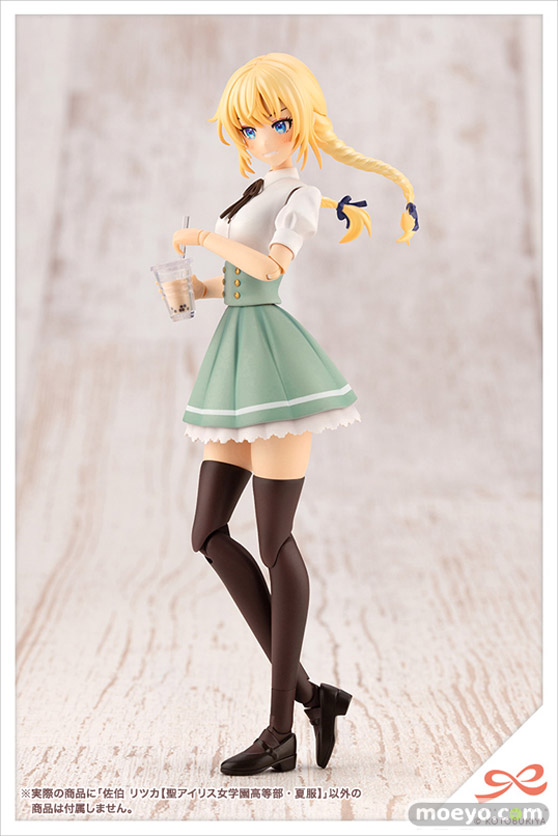 コトブキヤ 創彩少女庭園 佐伯リツカ[聖アイリス女学園高等部・夏服] プラモデル 丸家裕之介 森倉円 11