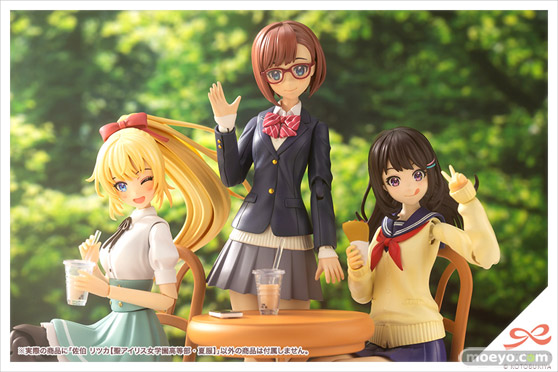 コトブキヤ 創彩少女庭園 佐伯リツカ[聖アイリス女学園高等部・夏服] プラモデル 丸家裕之介 森倉円 17