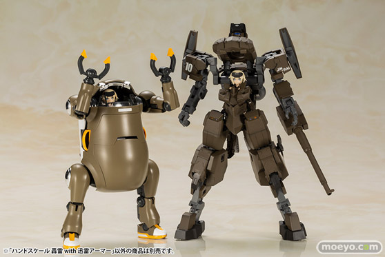 コトブキヤ フレームアームズ・ガール ハンドスケール 轟雷 with 迅雷アーマー プラモデル 14
