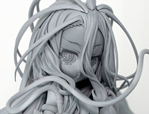 涙目＆ふくれっ面が可愛い！ファット・カンパニー新作美少女フィギュア「ノーゲーム・ノーライフ 白 温泉Ver.」監修中原型が展示！【ワンホビ33】