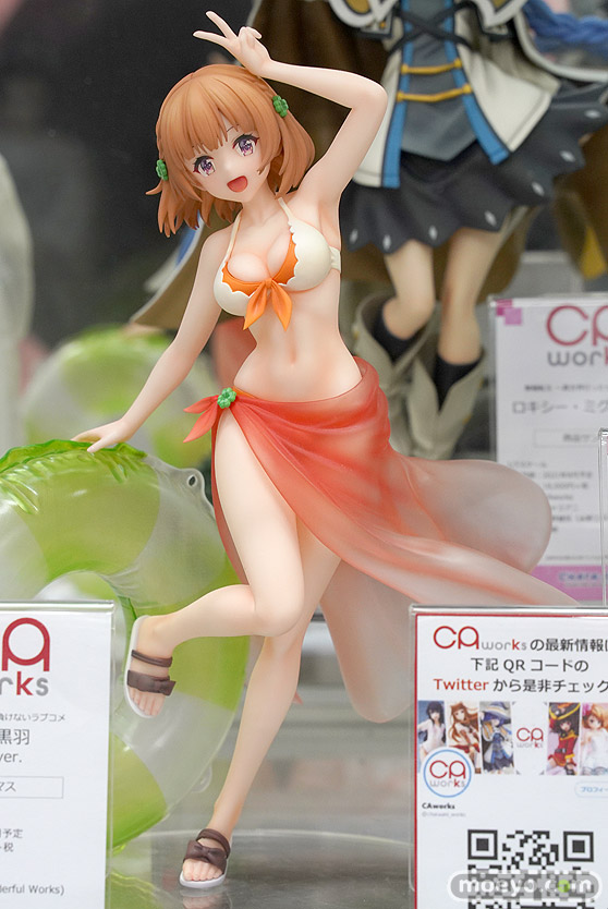 キャラアニ CAworks 幼なじみが絶対に負けないラブコメ 志田黒羽 水着ver. やす タケ フィギュア あみあみ 01