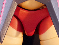 グッドスマイルカンパニー新作美少女可動フィギュア「ACT MODE 痛いのは嫌なので防御力に極振りしたいと思います。 メイプル 機械神Ver.」彩色サンプルがアキバで展示！