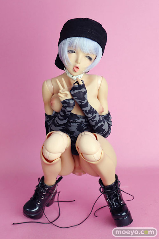 Pink Drops #7 摩雫媚(マナミ) QUARANTOTTO Real Art Project フィギュア ドール エロ 12